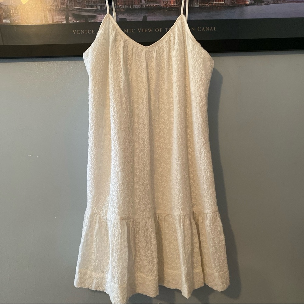 Madewell Textured white  Mini Dress
